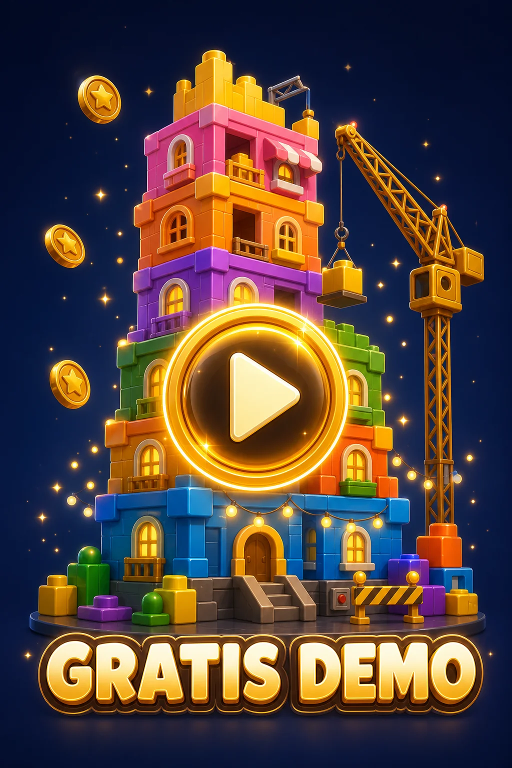 Tower Rush Demo kostenlos starten - Bildschirm mit virtuellem Guthaben